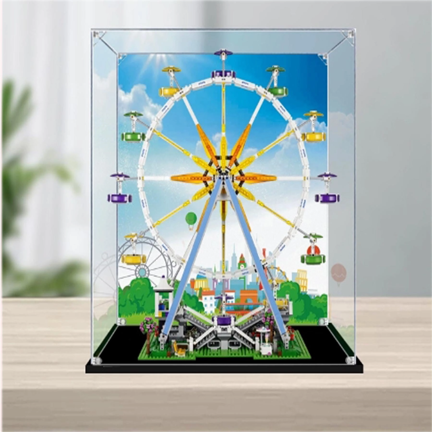 FEIRUBO Dustproof Acrylic Display Box Compatible with Lego 10247