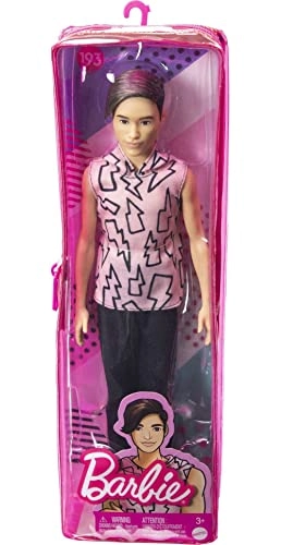 Ken Doll - Fashionistas Rooted Dark Brown Hair Ages 3+