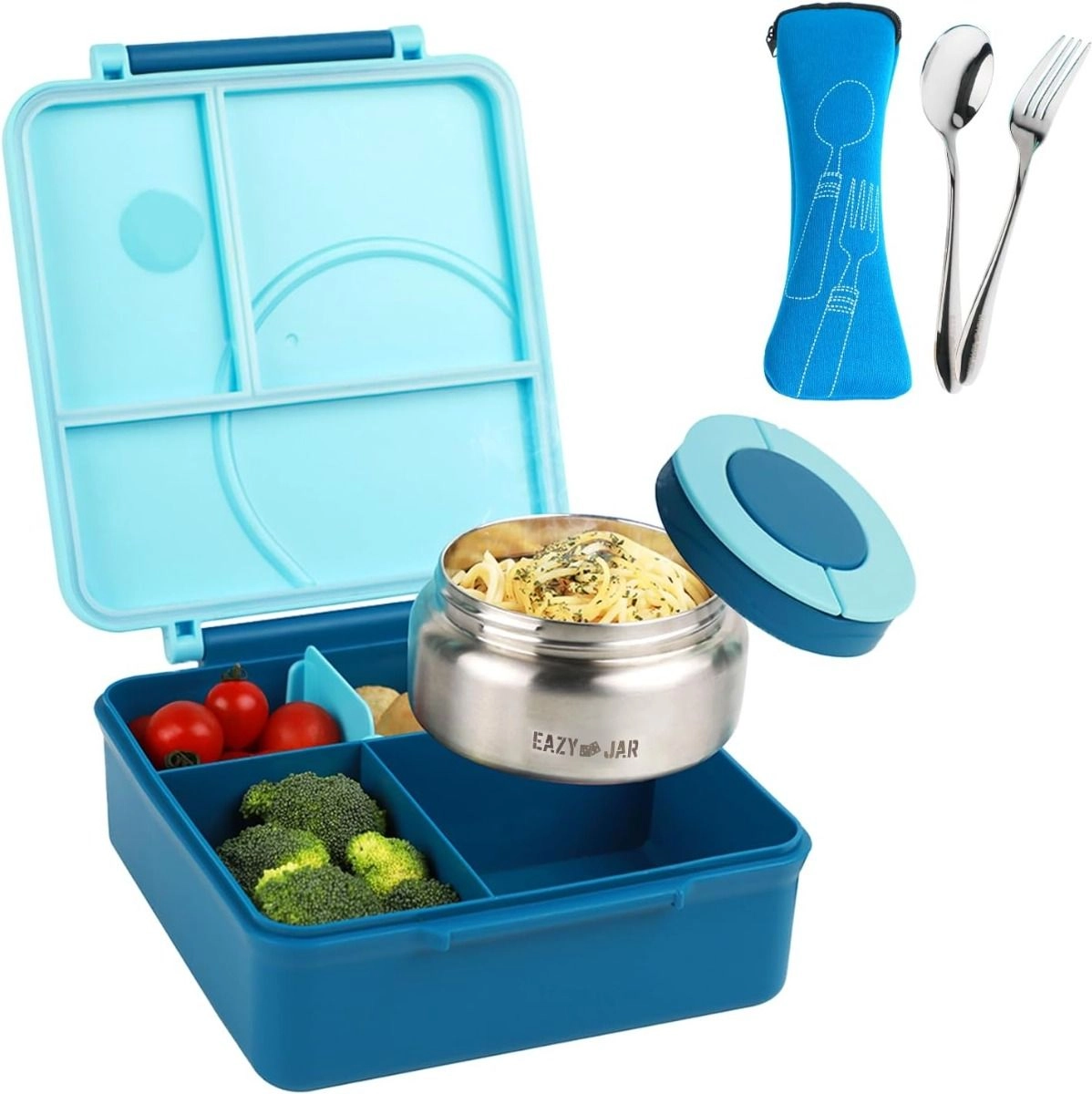 Jumbo Bento Lunch Box - 1720ml 250ml 60ml