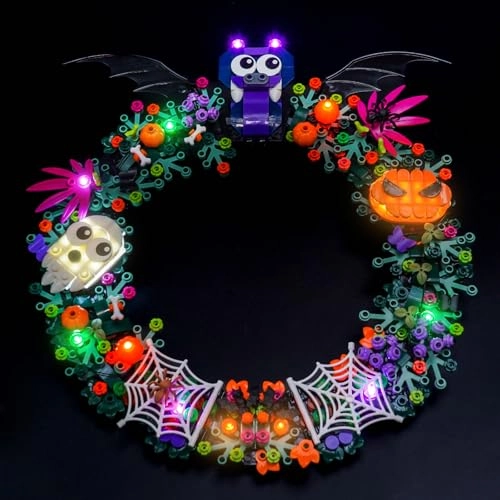 40825 Halloween Wreath - Light Kit DIY