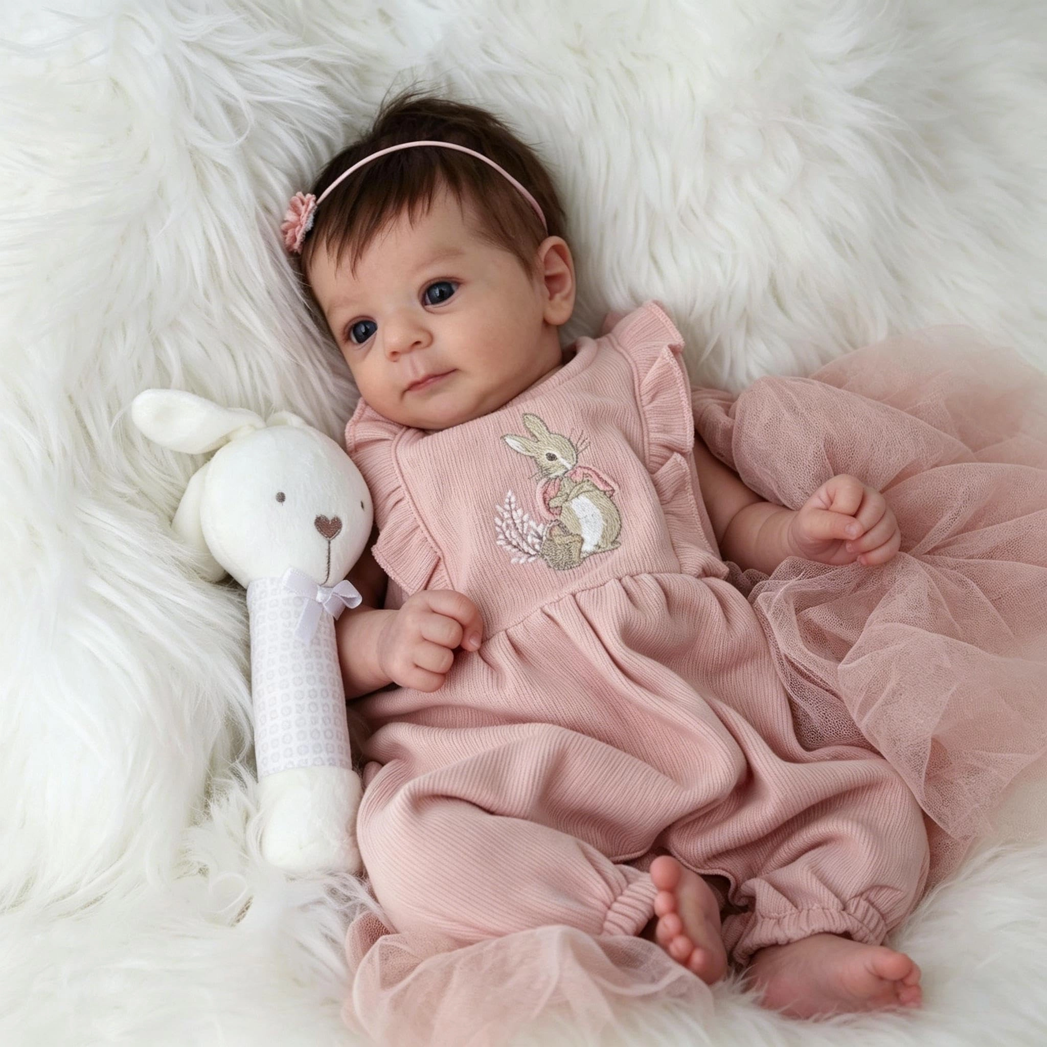 Nanjing Tianzeng Gifts Co.,Ltd Felicia Reborn Baby Doll - 19 Inch Vinyl Ages 3+