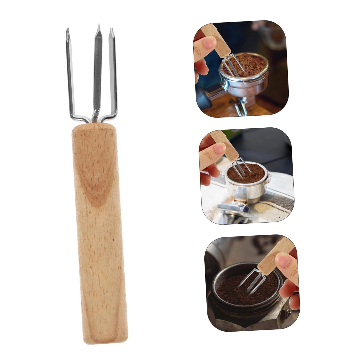 Espresso Tamper + Stirrer + Distribution Tool Stand