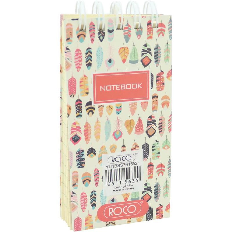 Memo Notebook A7 Spiral - Lined 60 Sheets