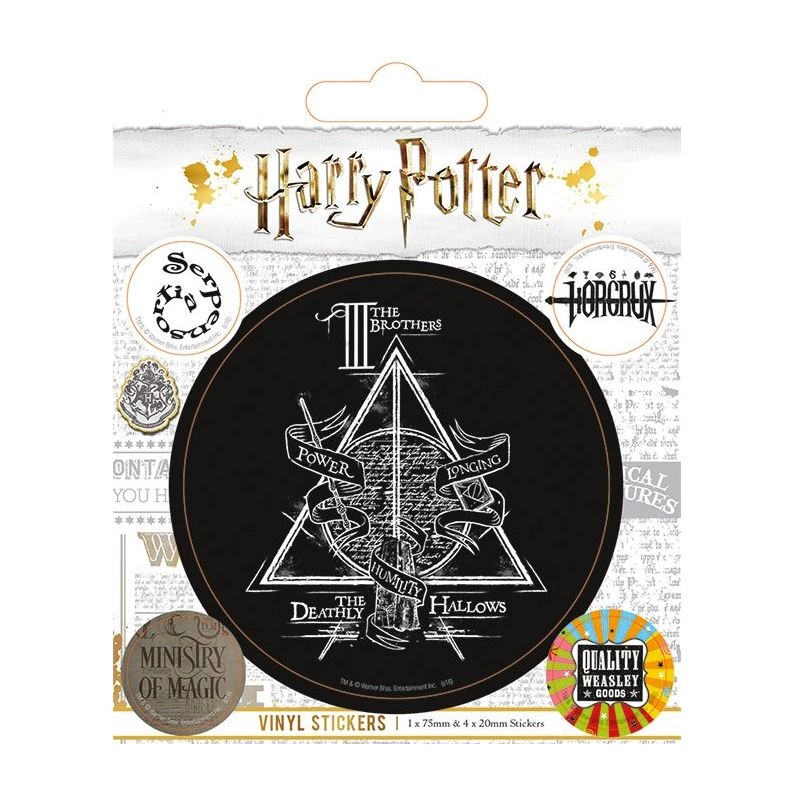 PYRAMID POSTERS Harry Potter Symbols Stickers - vinyl
