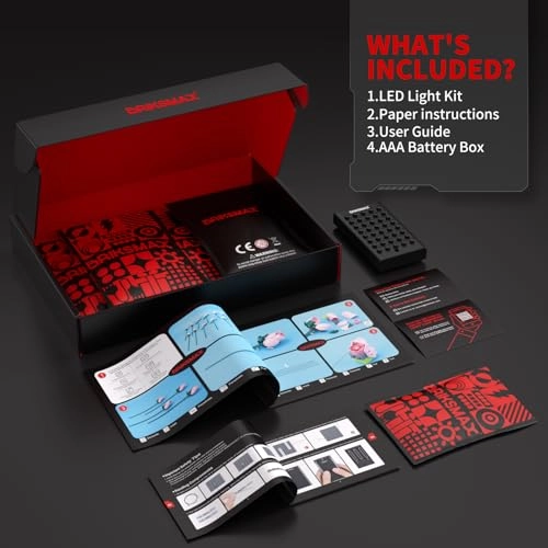 2.0 Light Kit for Lego-Bouquet of Pink Roses - Innovative Lighting Effects Compatible with Lego 10374