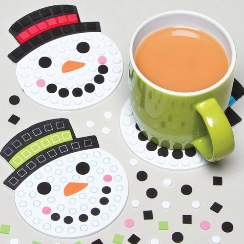 Snowman Mosaic Coaster Kits