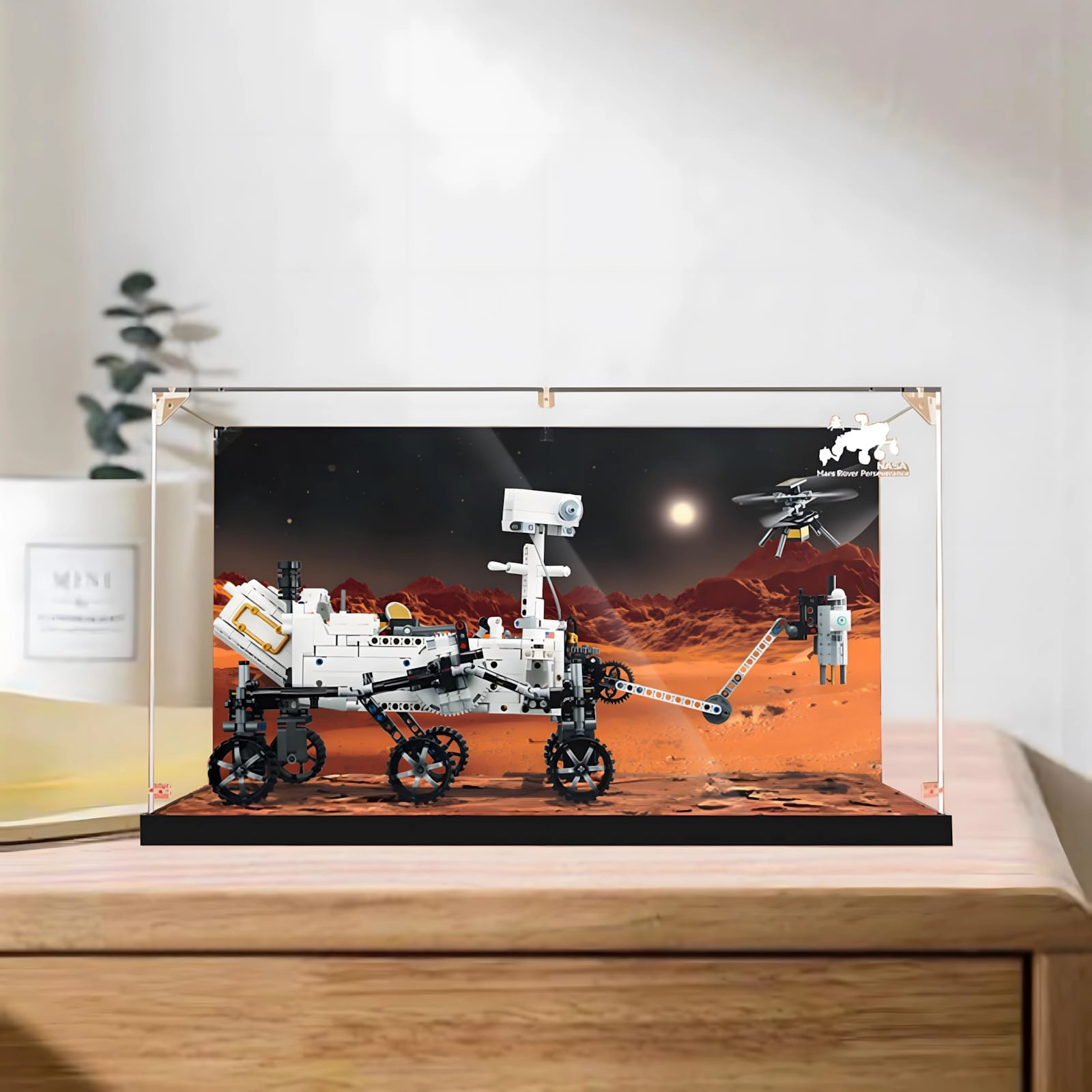 SUNHON Acrylic Figures Display Box for LEGO 42158 Explloer