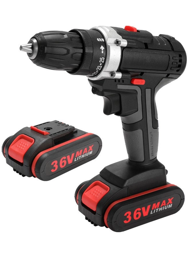 Electric Impact Cordless Drill - 36V 1300mAh