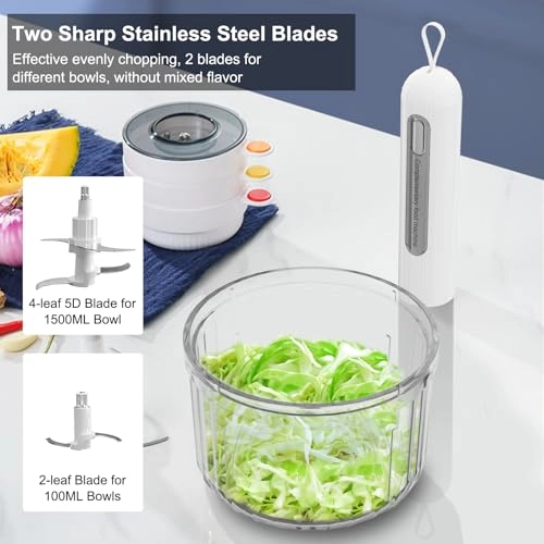 Electric Chopper - 1.5L Rechargeable