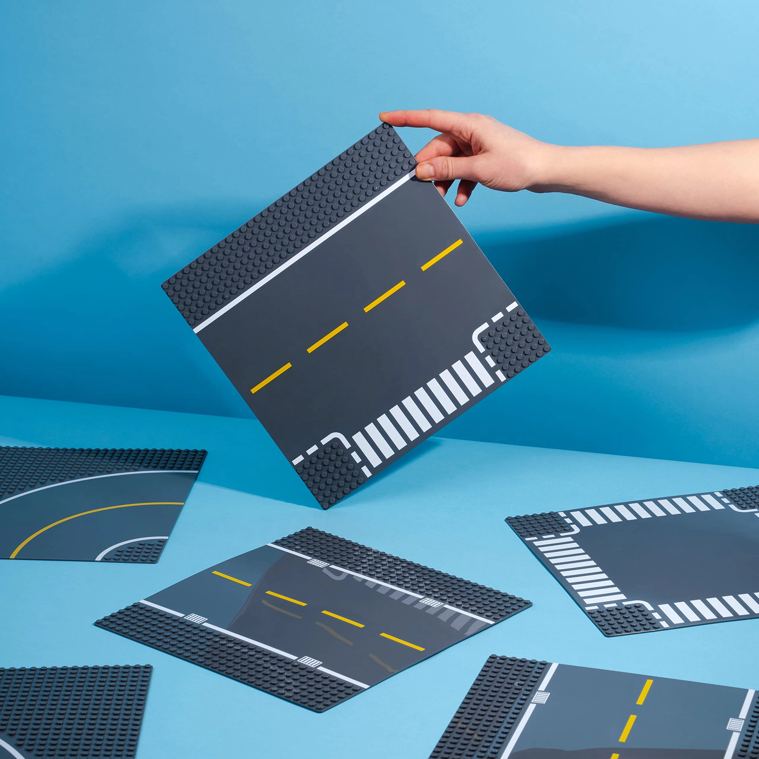 Road Baseplate - Plastic 6pcs