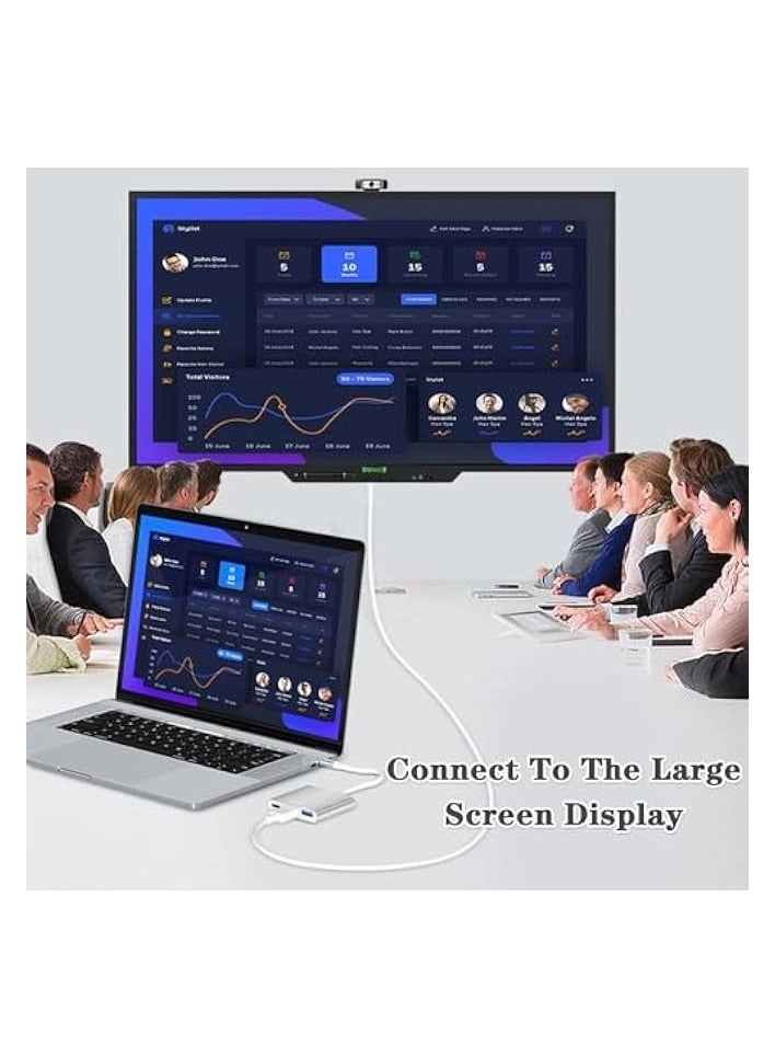 USB-C Hub - HDMI VGA 100W PD