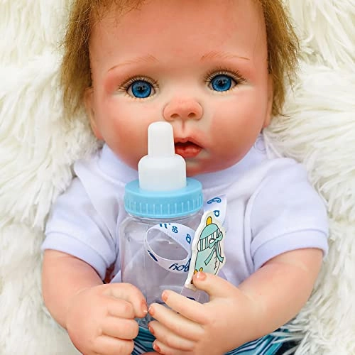 Reborn Baby Doll - 15 Inch Vinyl Mohair