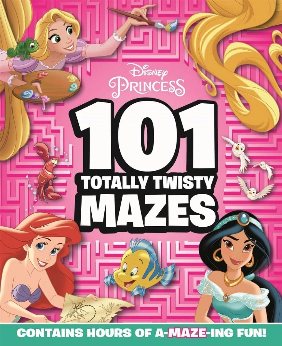 Igloo Books Disney Princess 101 Totally Twisty Mazes - 4 +