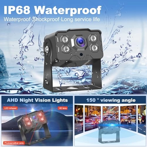 Backup Camera - 18IR Night Vision Wired 800*480