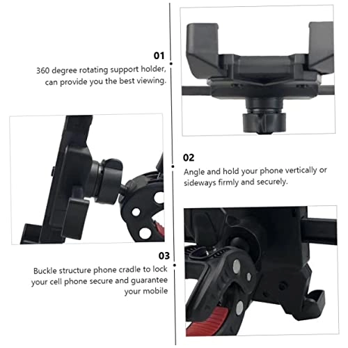 Motorcycle Phone Mount - Black Bar Mount