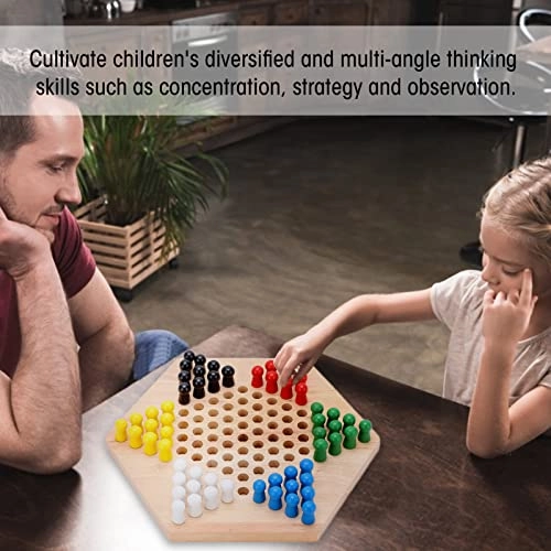 Chinese Checkers - Wooden 60 Pieces