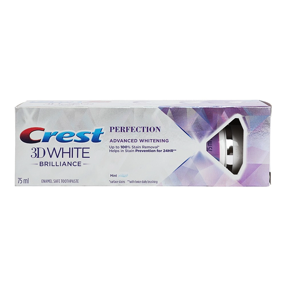 Crest 3D White Brilliance Perfection Mint Toothpaste 75 ml