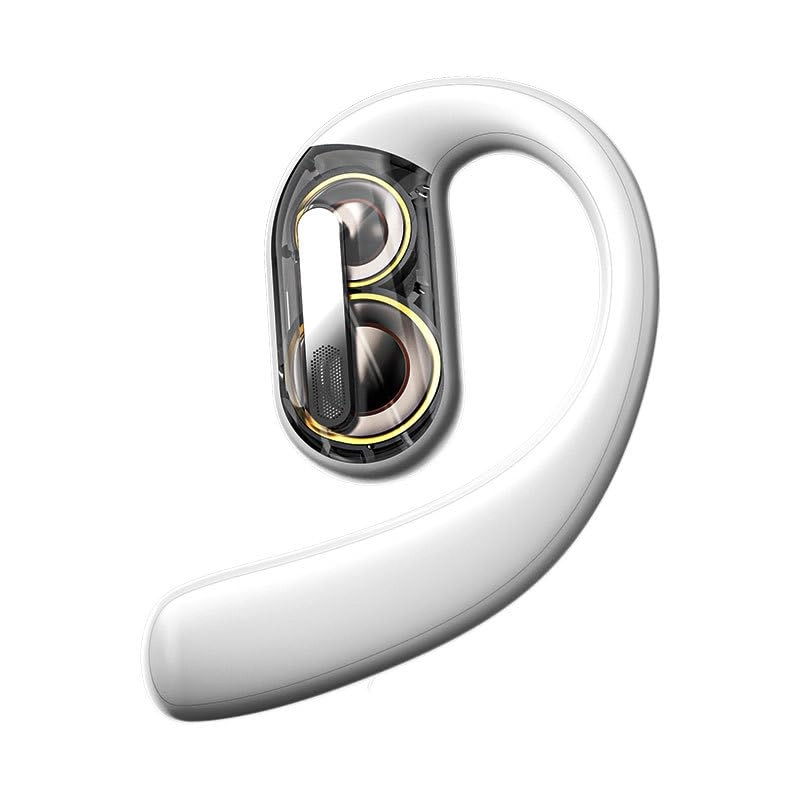 ATCHRES Dual-Speaker Monaural Bluetooth Headset Wireless Headset