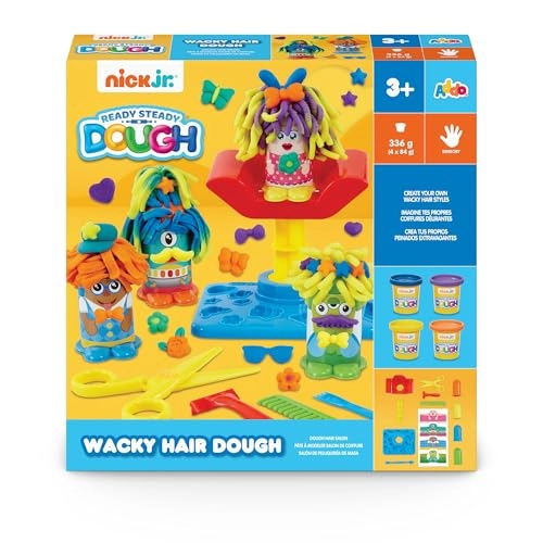 Ready Steady Dough Wacky Hair Play Dough - 3+ years