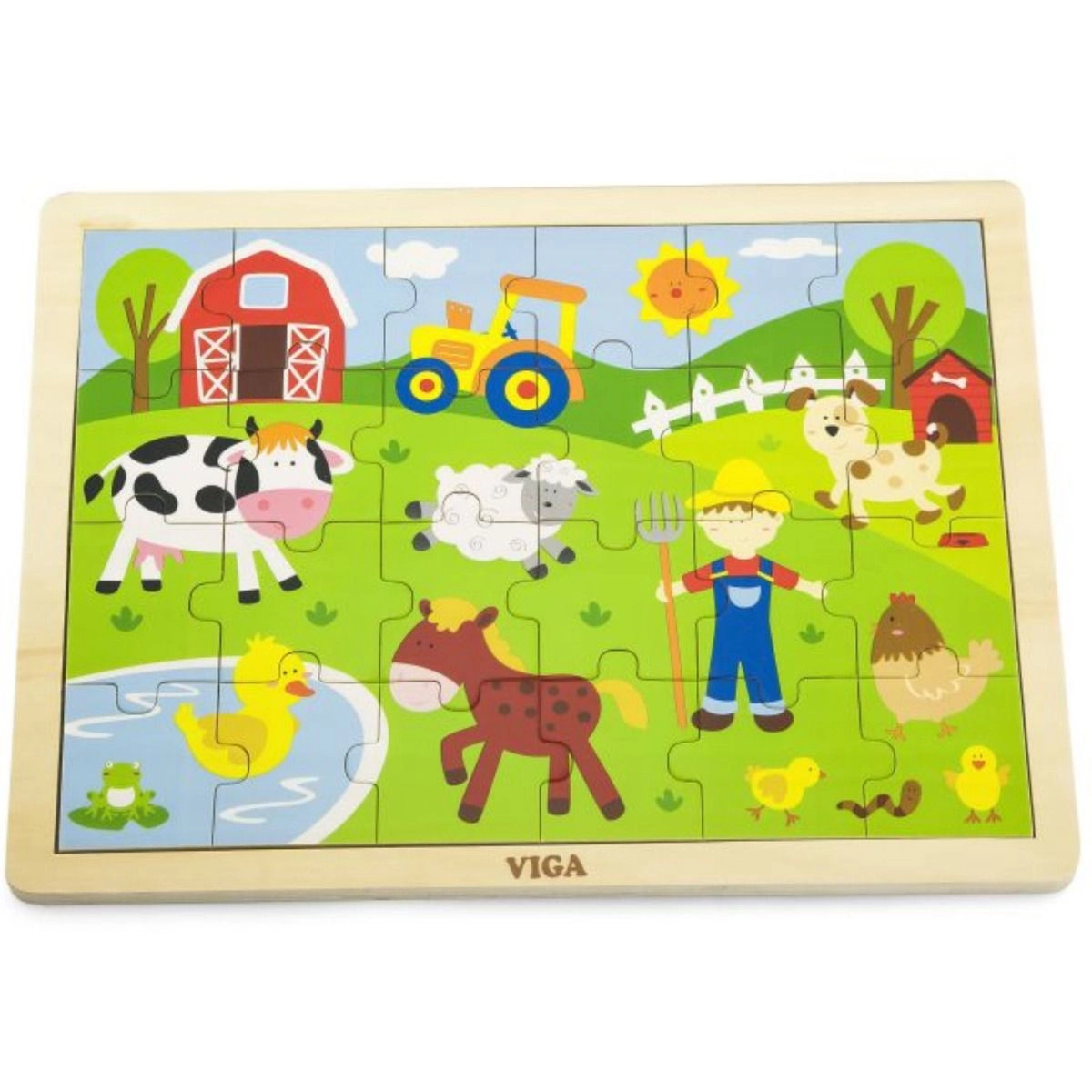 VIGA Farm Puzzle (SW-50197) - 24 pcs