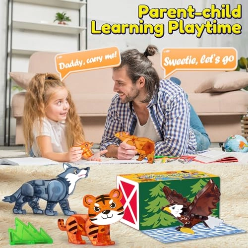 Magnetic Game Zoo Animal - 36 months - 12 years 5 pieces