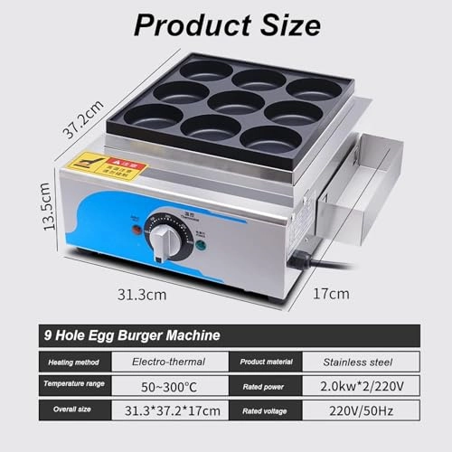 Egg Burger Machine - 9 zone(s)