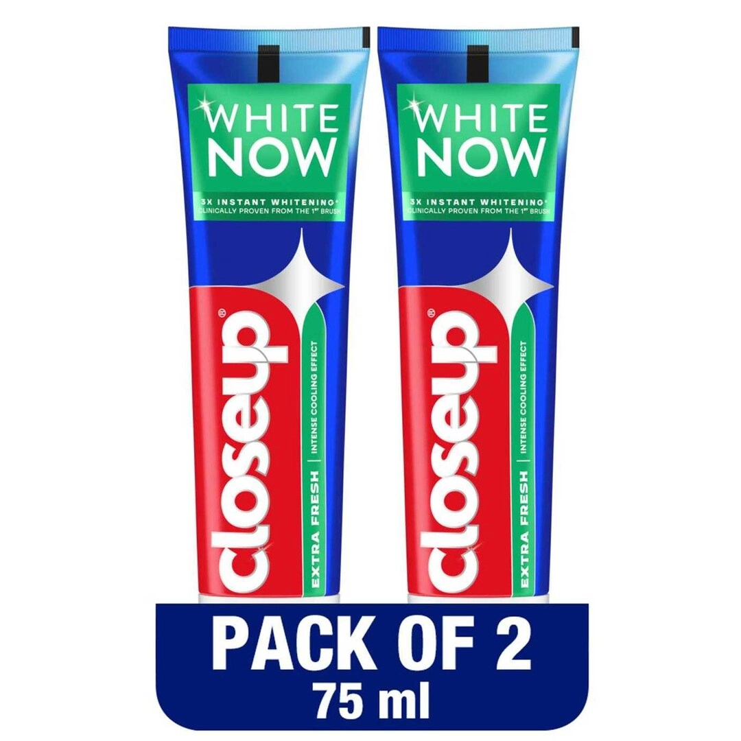 closeup White Now Extra Fresh Toothpaste 6 years and younger 75ml x2