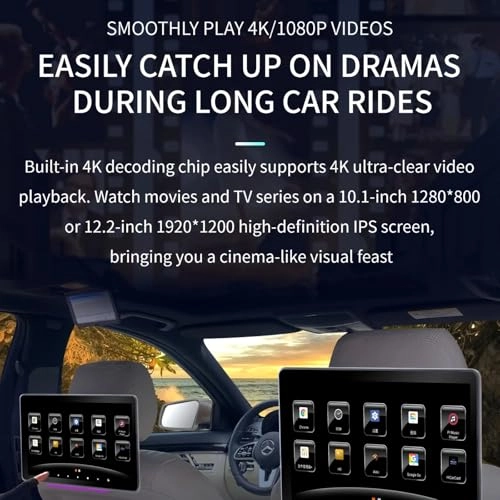 Headrest TV - 12.2 Inch