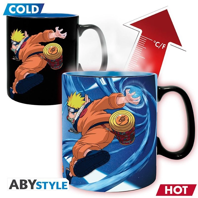 Naruto Shippuden Naruto & Sasuke Heat Change Mug - 460 ml