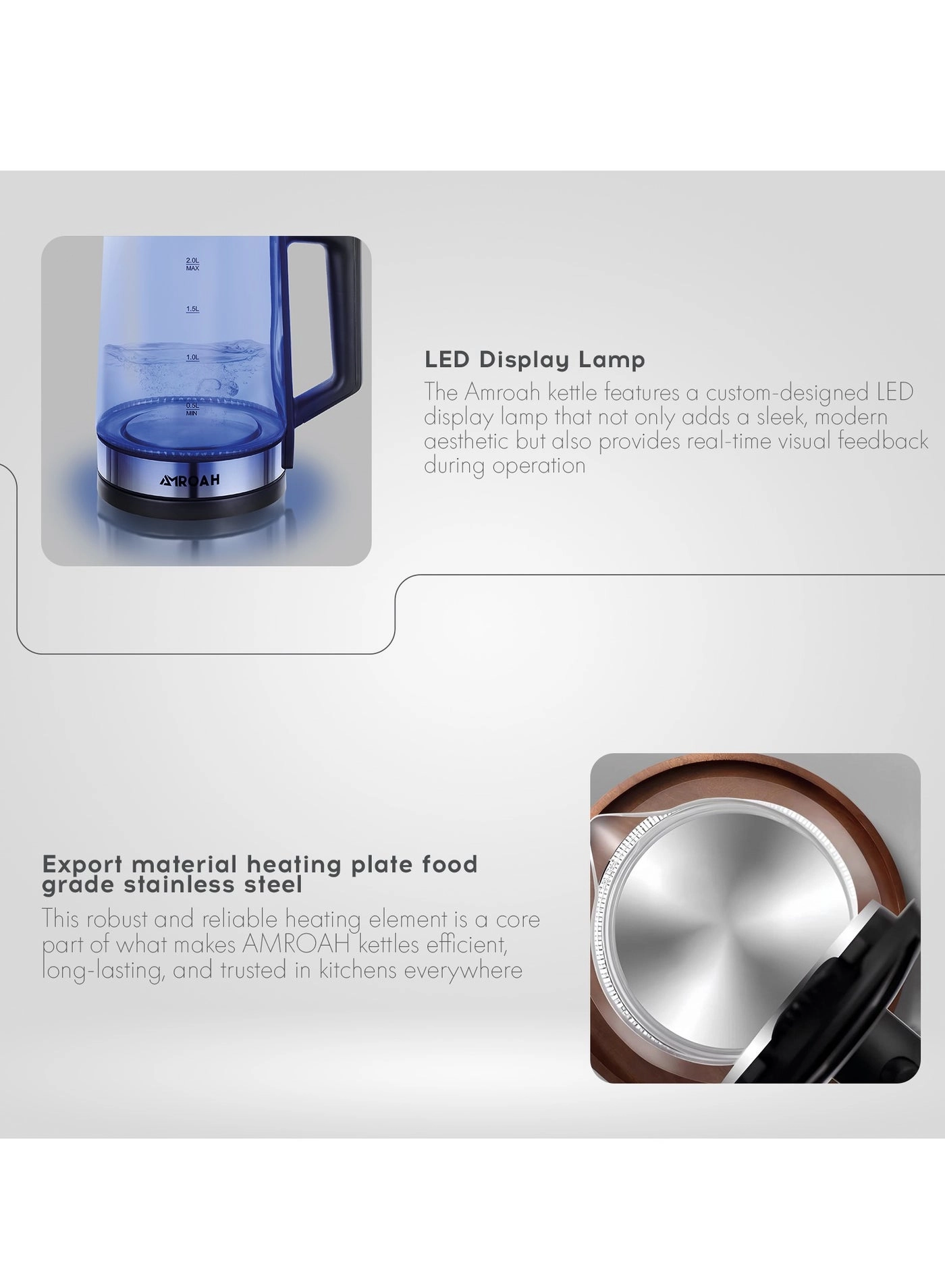 Glass Electric Kettle - 2 L