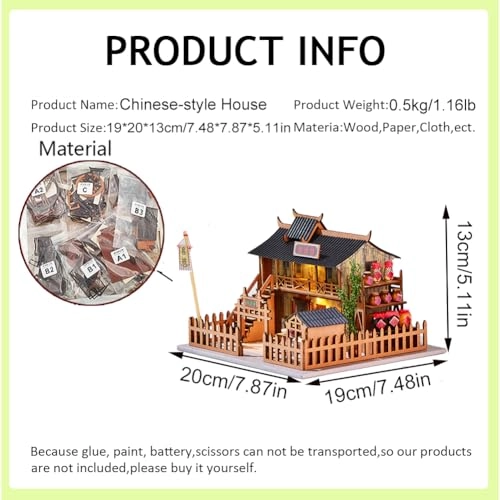 DIY Miniature House Kit - Bakery Shop