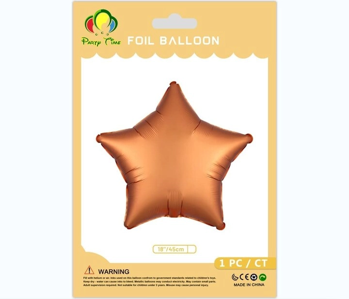 Matte Star Foil Balloon - 1pc/pack Mother's Day Wedding Decoration Engagement Birthday