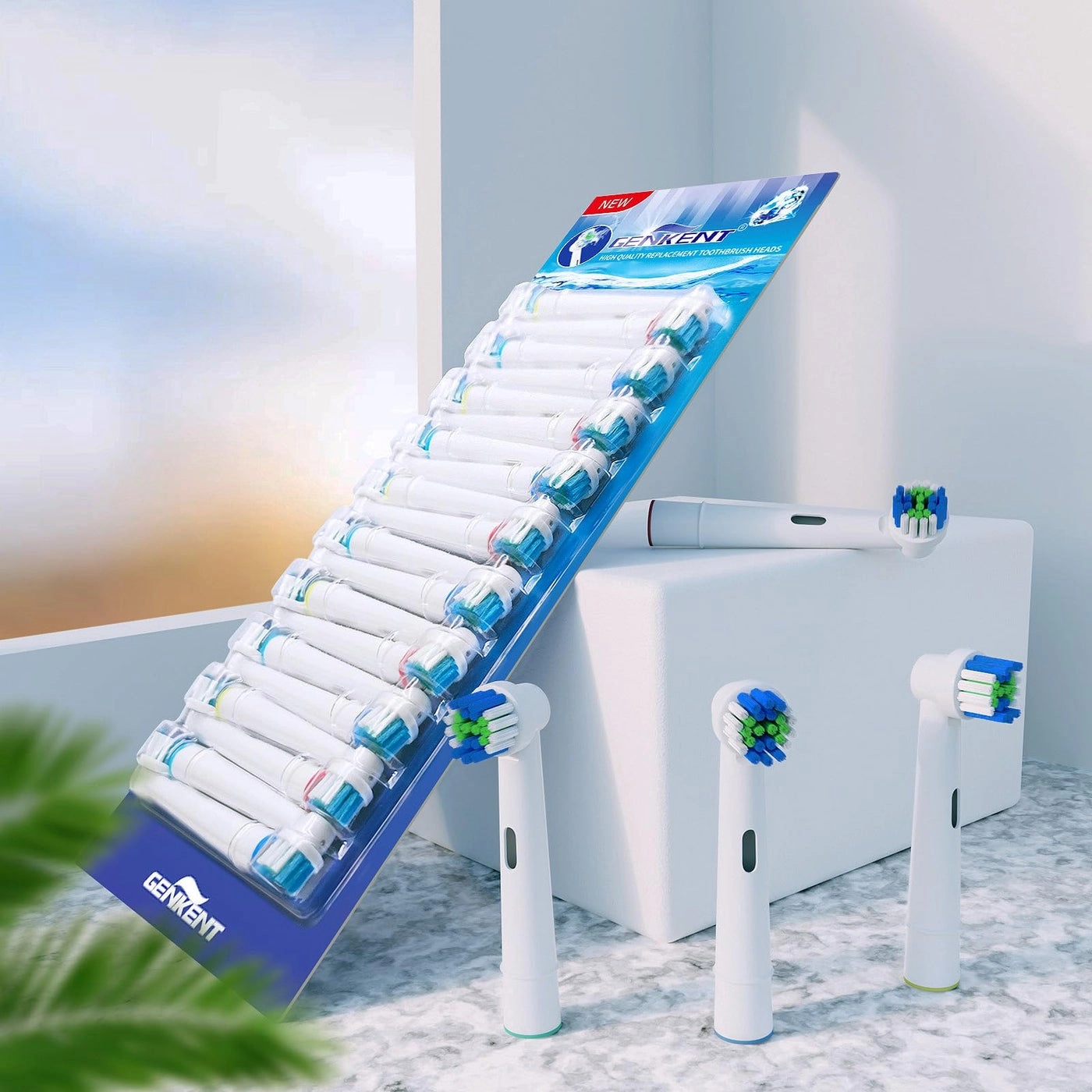 Replacement Toothbrush Heads - 20 Pcs Compatible with Oral-B Braun