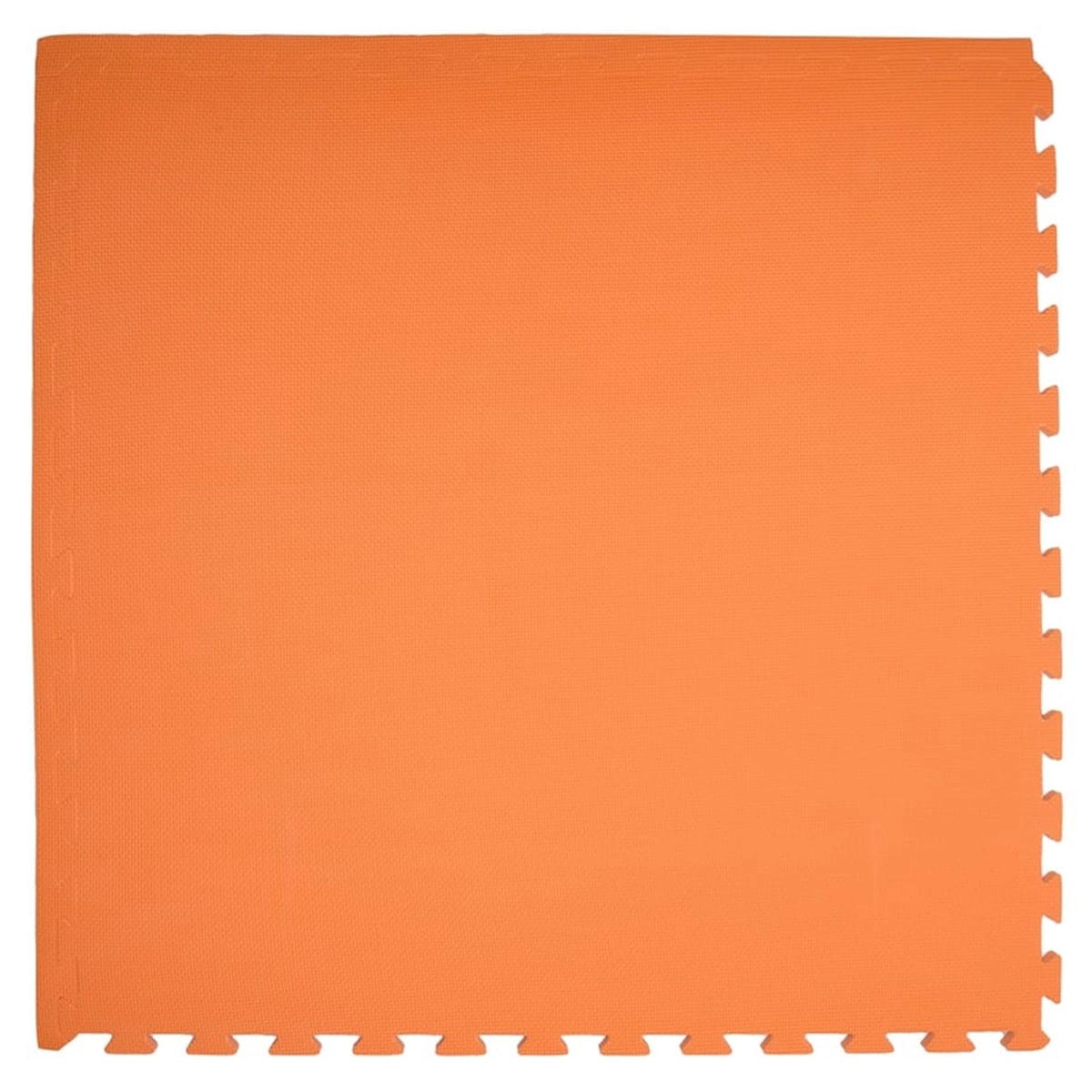 Tinyann Interlocking Foam Activity Mat - 100 x 100 x 2 cm Orange
