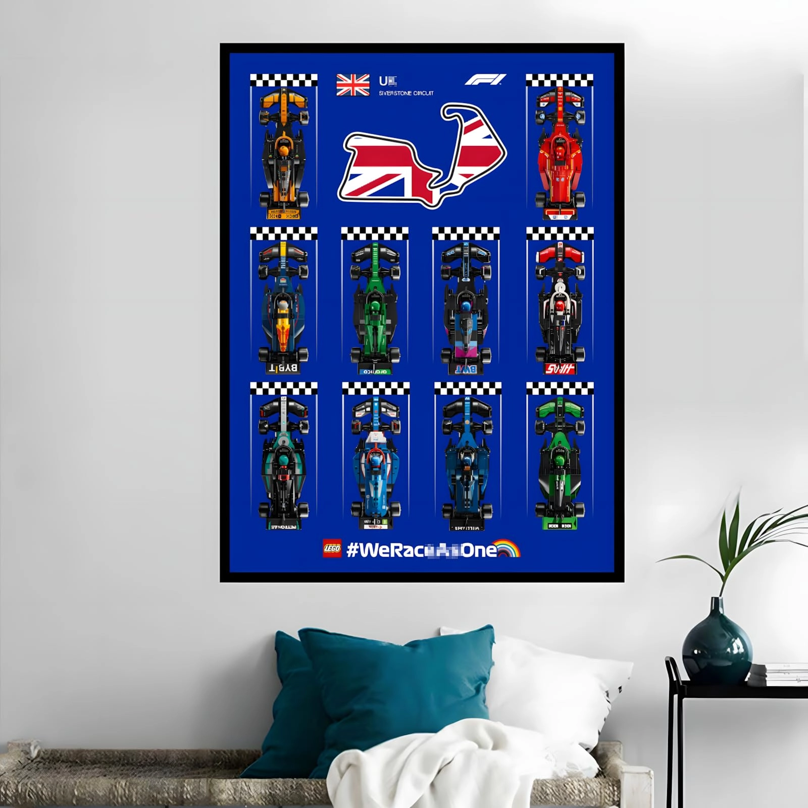 SUNHON Display Wallboard Wall Mount for LEGO 77242 77243 77244 77245 77249 77250 77251 - 60X80cm