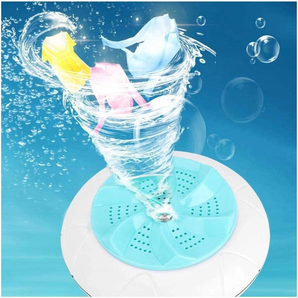 Mini Washing Machine - Portable Ultrasonic Turbine USB Powered