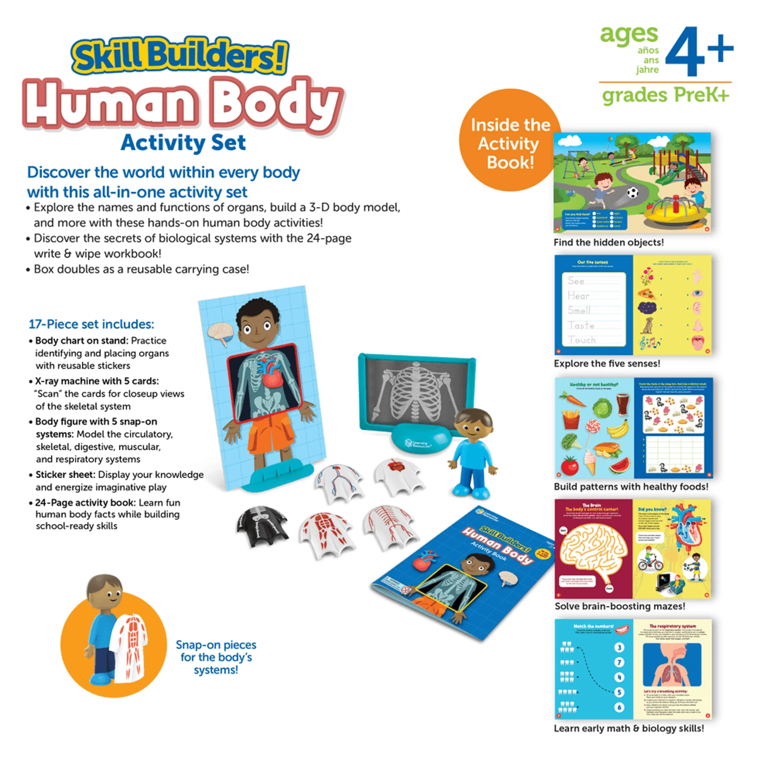 Human Body Preschool Science Kit - Suitable for 4 years and above