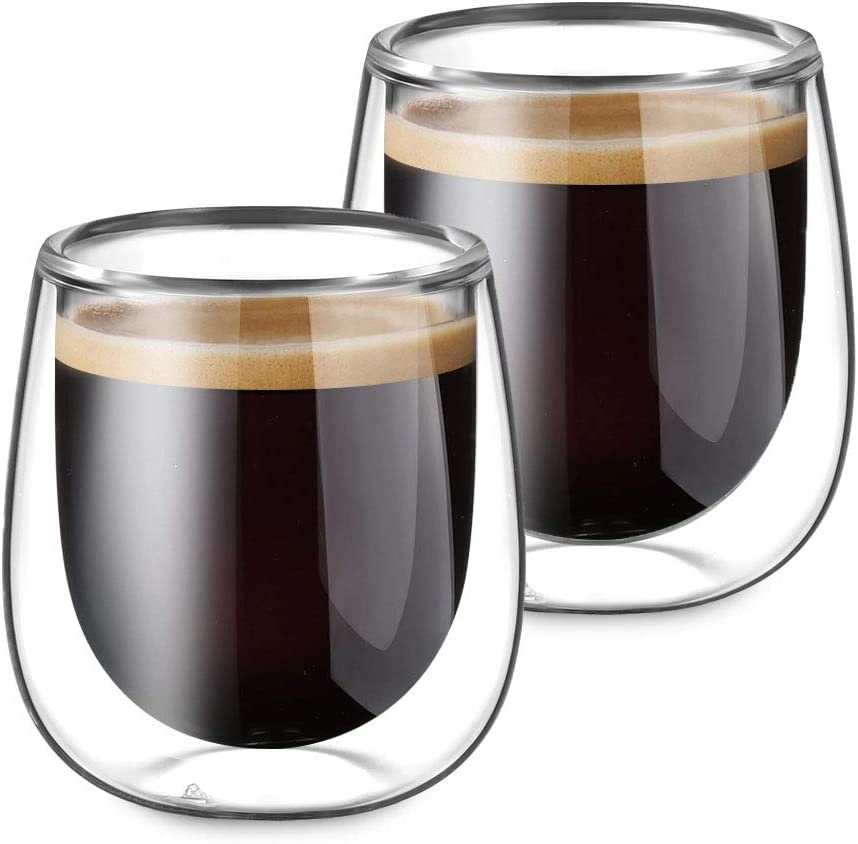 glastal Espresso Cup - 2 pcs - Double Wall - 120 ml