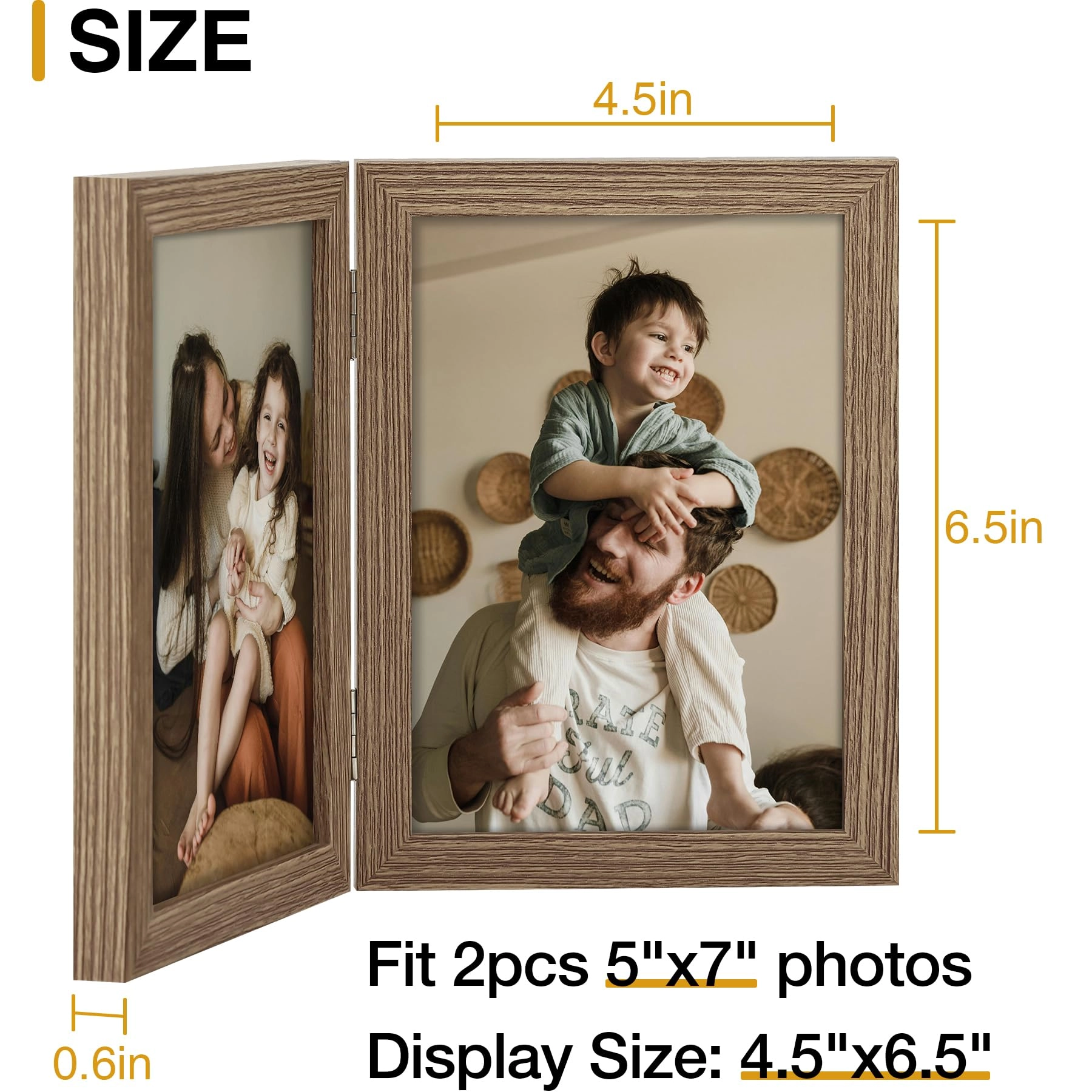 Double Picture Frame - 5x7 2