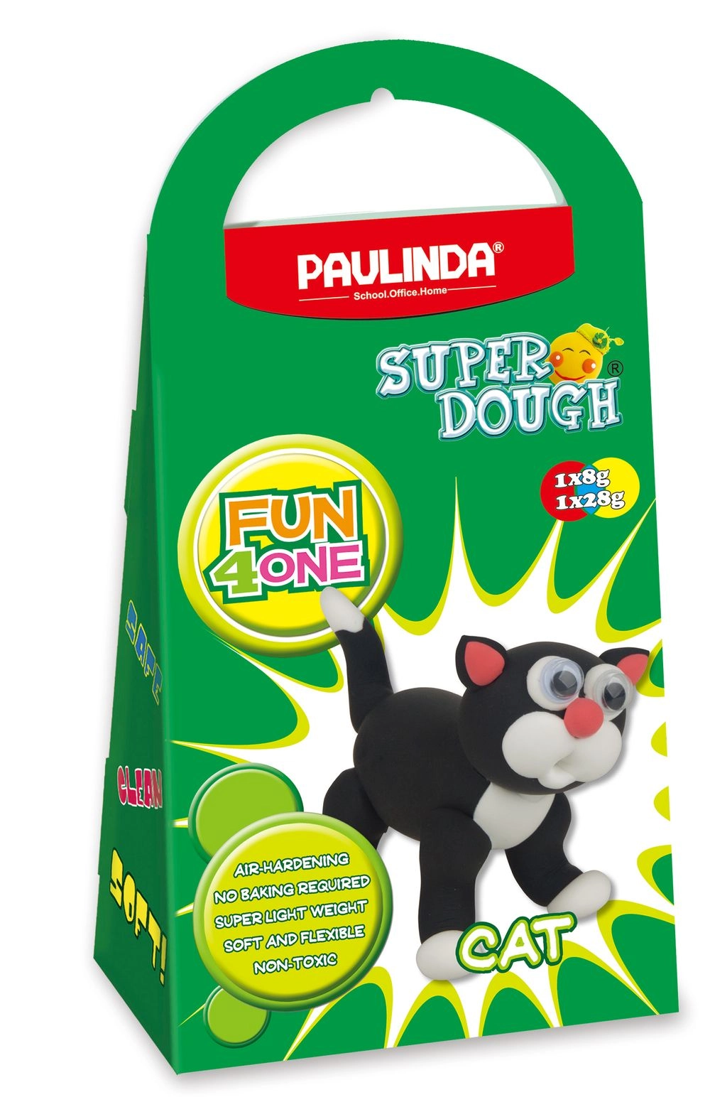 Paulinda Fun 4 One Dough Kit Cat- 3+ years