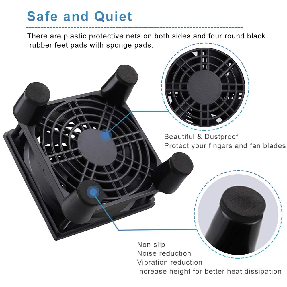 Router Fan Cooler - 80mm