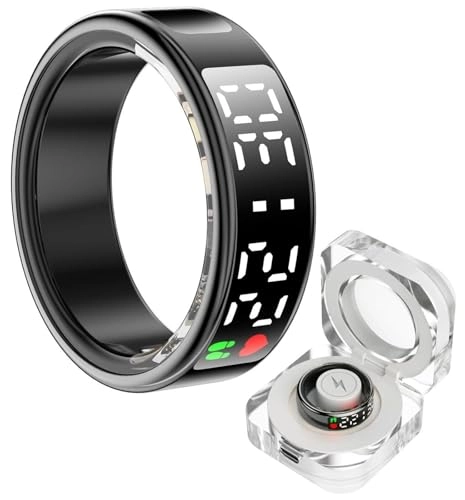 Smart Ring Health Tracker - LED Display IP68 Waterproof