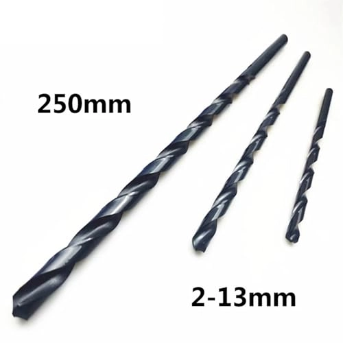 Long Twist Drill Bits - 1 piece 2 mm to 13 mm x 250 mm