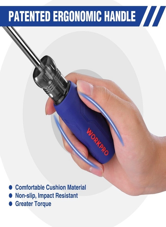 Magnetic Screwdriver Bits & Nut Driver Set - 61PC