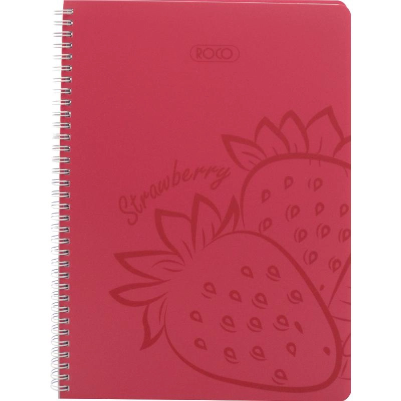 Notebook 19 X 26 cm Spiral - Grid 100 Sheets