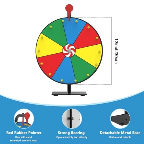 Prize Wheel - 12 Inch multicolor