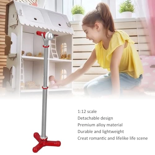 1:12 Dollhouse Miniature Wired Microphone