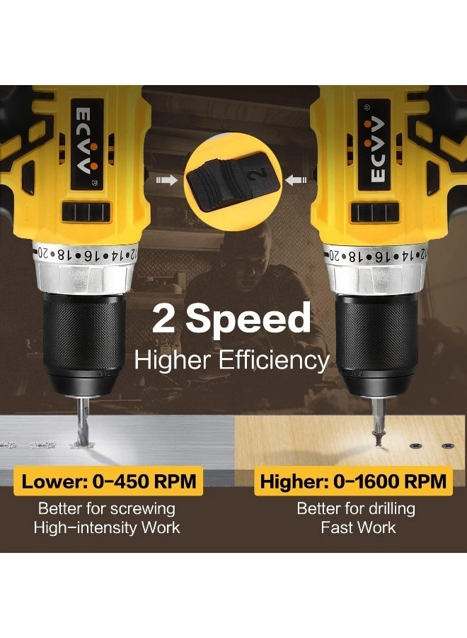 Cordless Drill Driver Kit - 4000 Ampere-hour