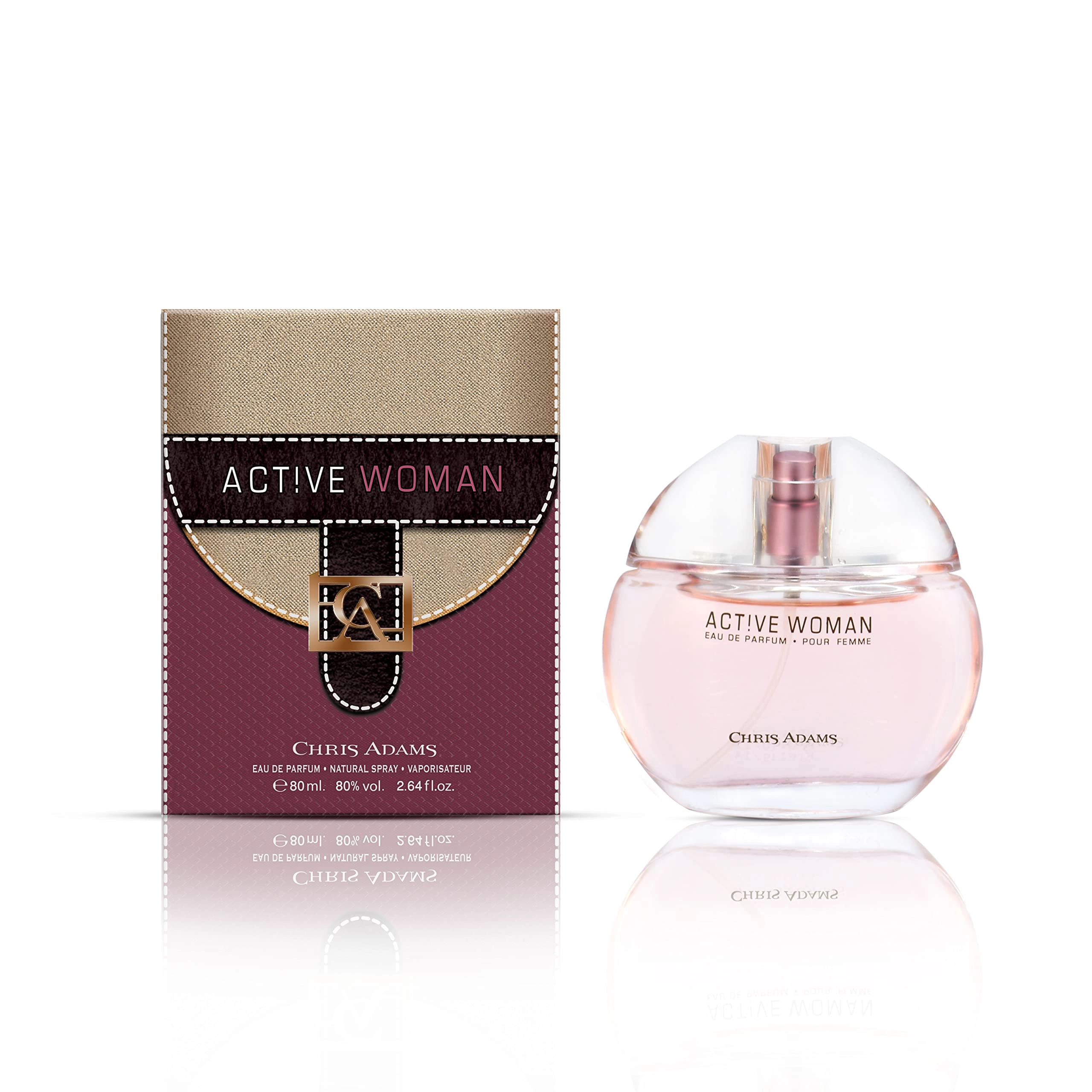 CA CHRIS ADAMS PARIS Active Woman Eau de Parfum - 80ml