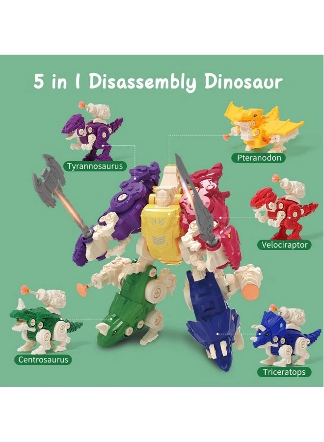 5-in-1 Dinosaur - (5 pcs.)